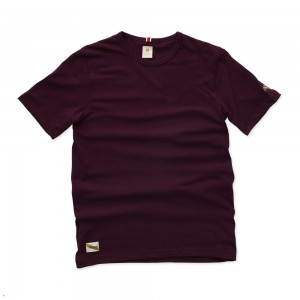 Tracksmith Grayboy T-Shirt Damen Bordeaux | 087DAEHMS